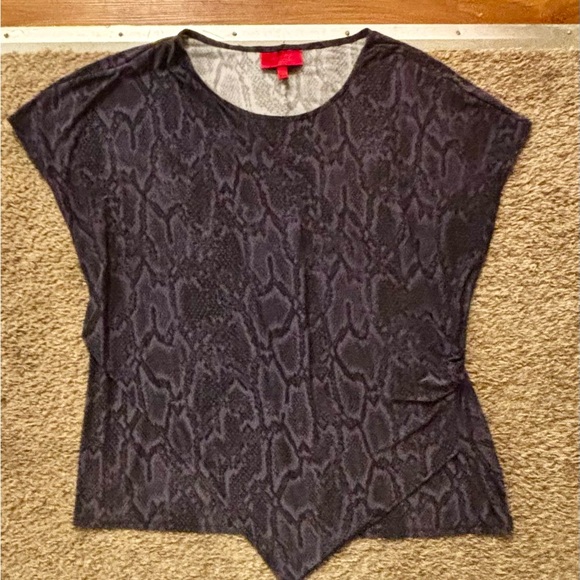 Jennifer Lopez Woman XXL Purple Snake Skin Crisscross design Great Condition - Picture 3 of 14